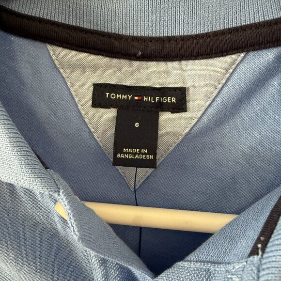 Tommy Hilfiger Blue Short Sleeve Polo Shirt - Picture 4 of 6